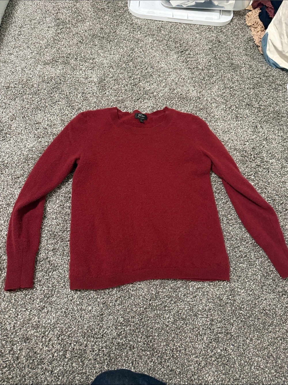J.Crew Burgundy Cashmere